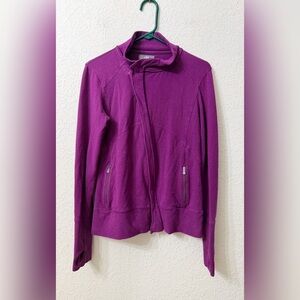 Alo Yoga Asymmetrical Front Zip Jacket - L